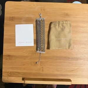 Jenny Bird Silver and Gold Chain Bracelet